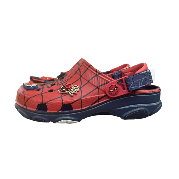 Crocs Marvel x Spider-Man All-Terrain Clogs Navy Men 12/Women 14 New - Picture 5 of 16